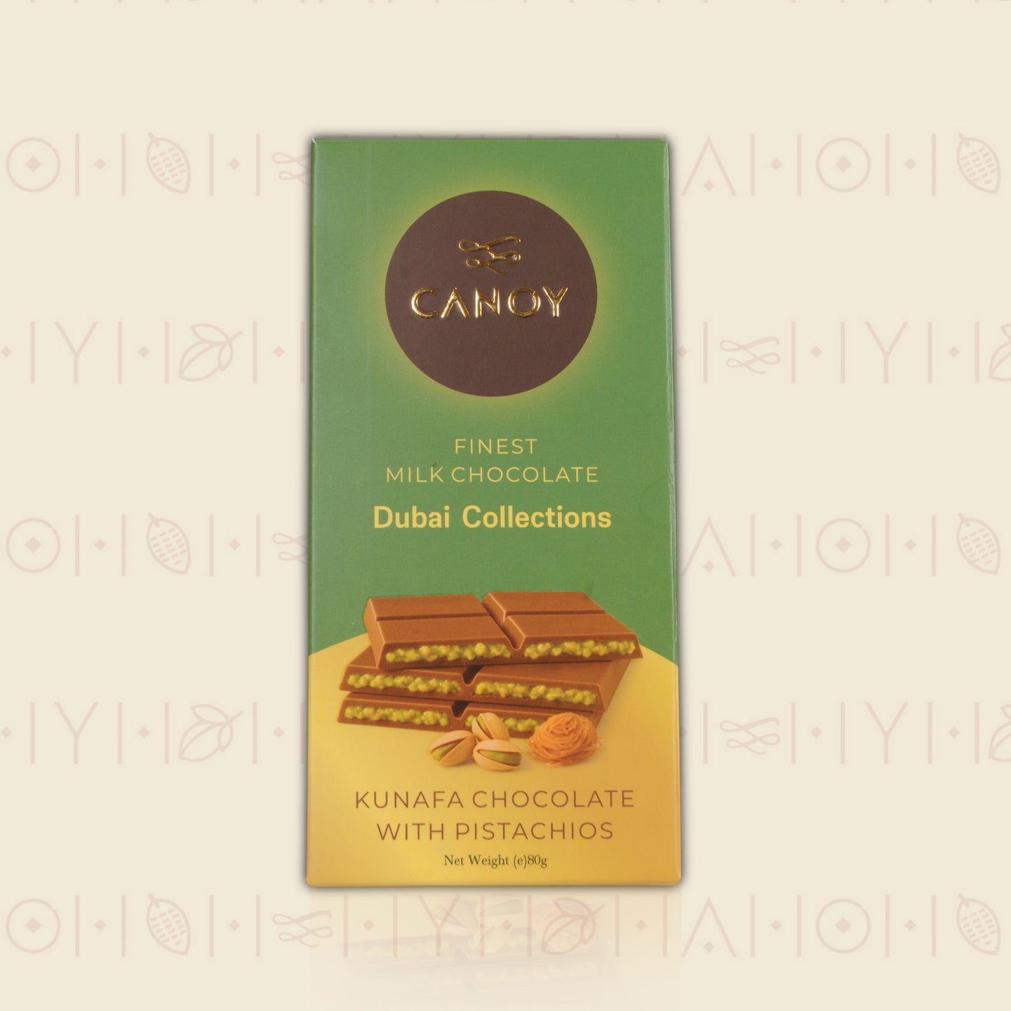 Kunafa Milk Chocolate With Pistachios