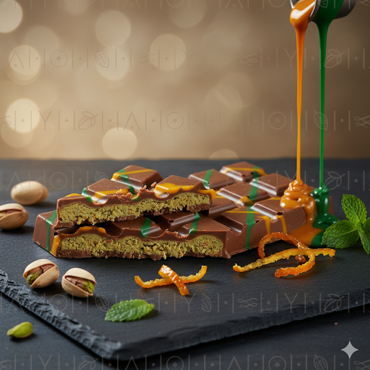 Kunafa Milk Chocolate With Pistachios