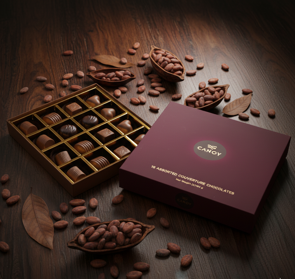 16 Assorted Couverture Chocolates