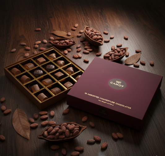 16 Assorted Couverture Chocolates